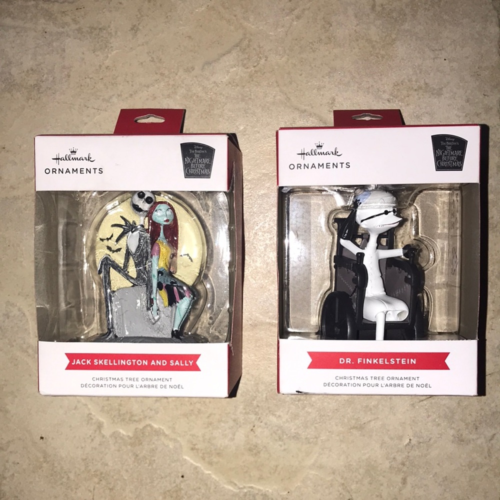 “NIGHTMARE BEFORE CHRISTMAS HALLMARK ORNAMENT BUNDLE (NEW)!